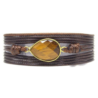 Courageous Tiger's Eye Wrap Bracelet-Your Soul Place